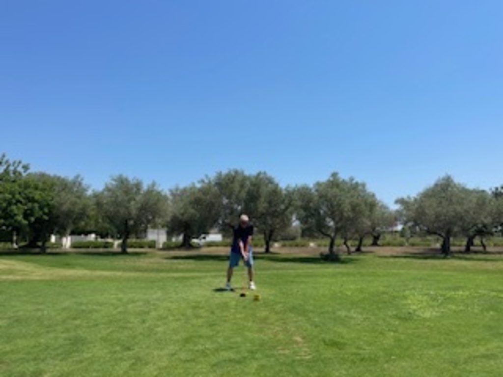 Alistair at our local golf course - Panoramica Golf 45 mins from the house or The Med (Segio Garci Course) 35 mins from house