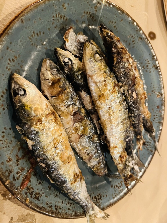 Sardinas asadas, muy populares en verano.