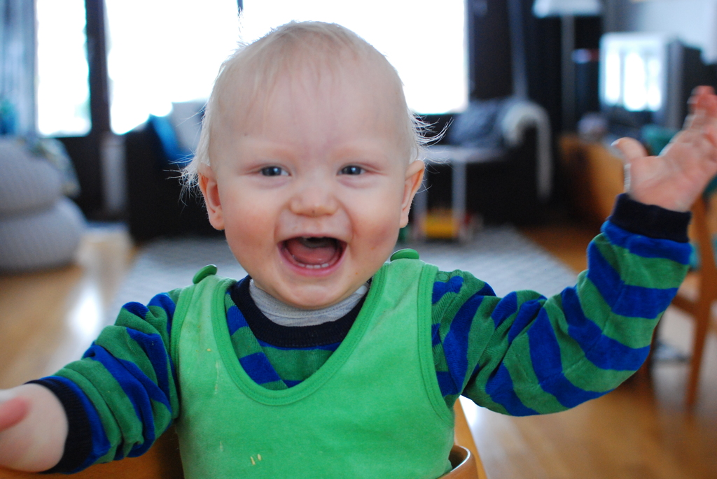 Iisakki having lunch in February 2016