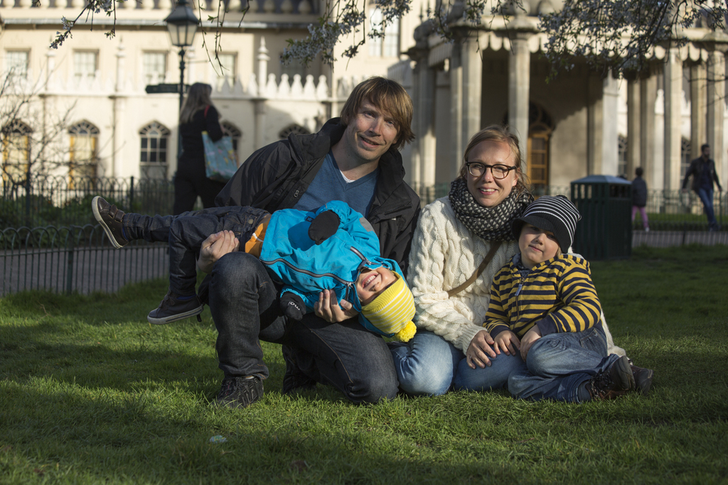 This is an oldie, working on updating to a new one... :D Mikko, Miina and the boys, in Brighton, UK, back in spring 2015