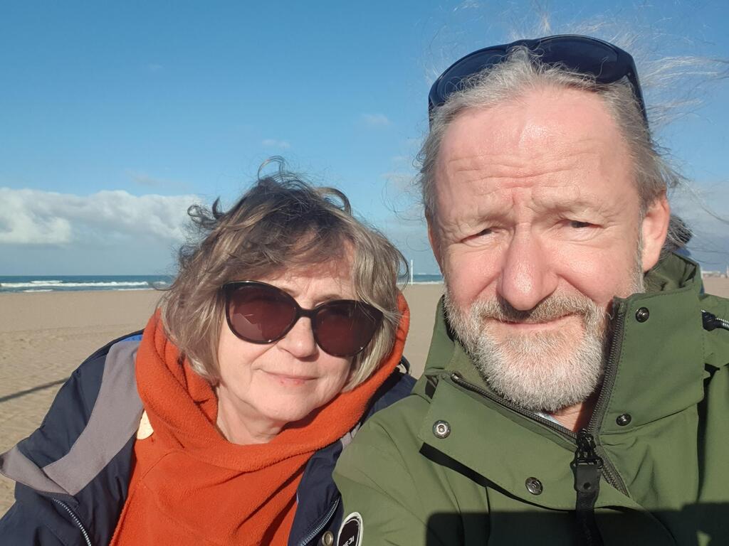 Annaliisa and Jukka. We both have grown up children and grandchildren whom we regularly like to meet.