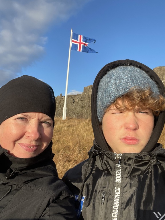 Erik and Sonja on Island 10/23