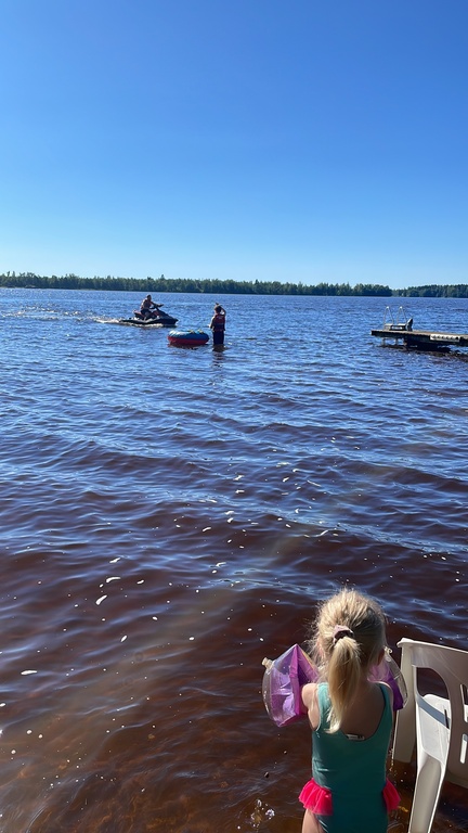 Chilling at the summer cottage