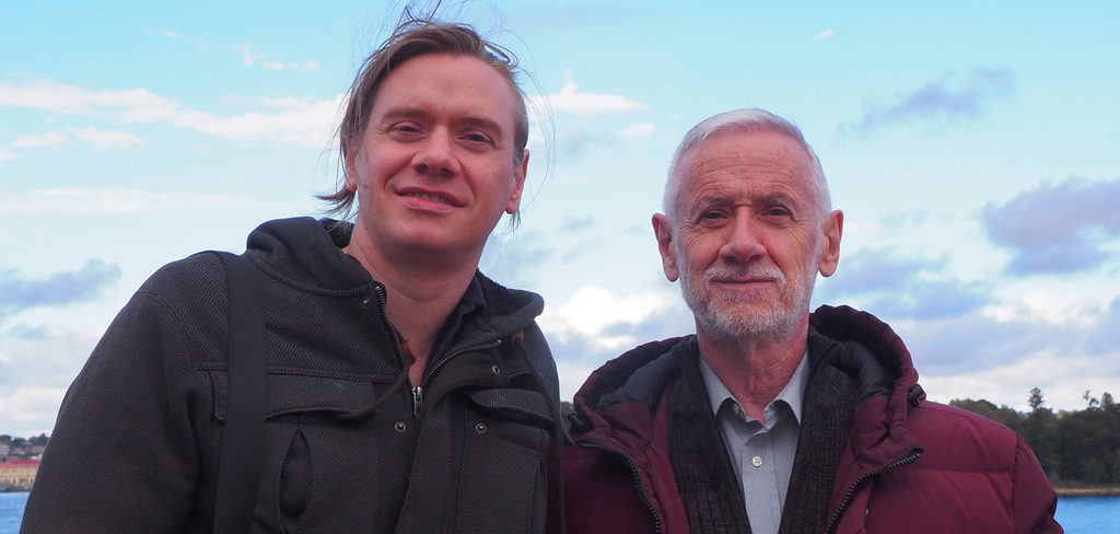 With my eldest son Thomas in Sydney last August