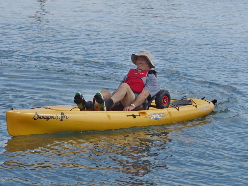 Gérard in kayak