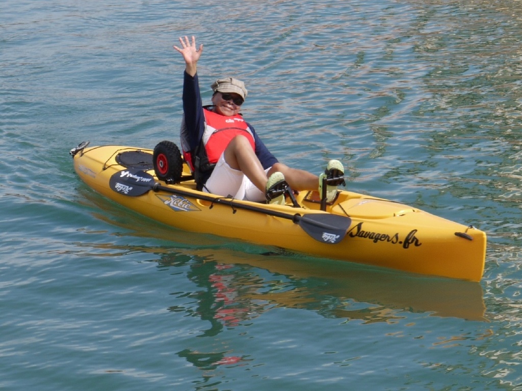 Hajasoa in kayak