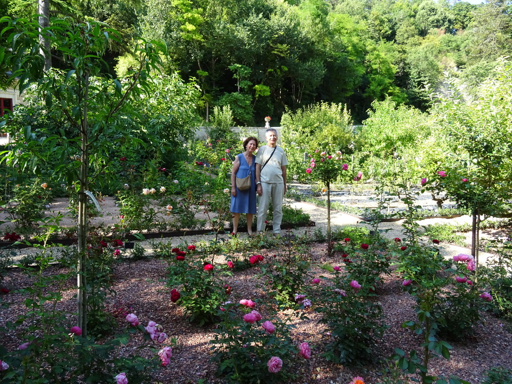 Dans les jardins de Château Gaillard, à Amboise