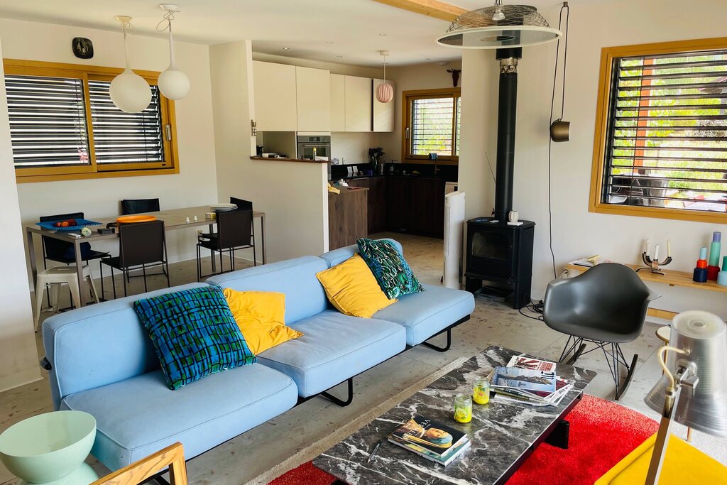 living room and dining room