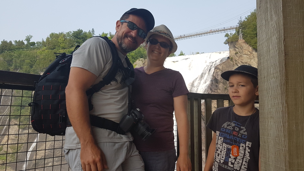 Cyril and Delphine in Québec summer 2019