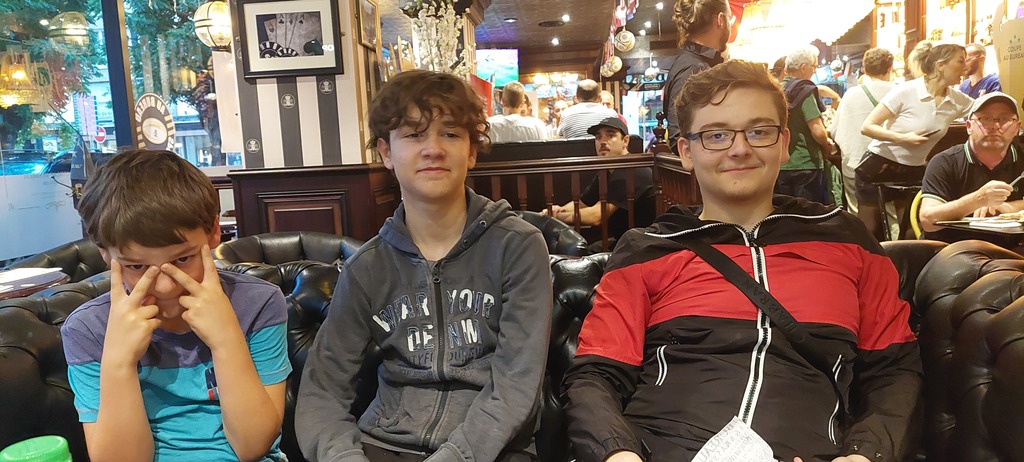 The three boys in 2024