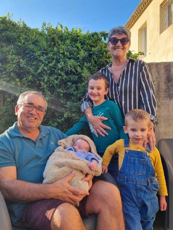 Nos 3 petits-fils, Jules, Augustin et Gaspard