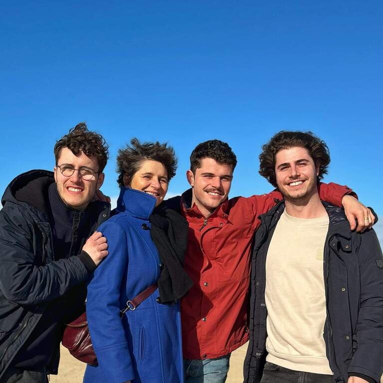 Kristina with our 3 sons