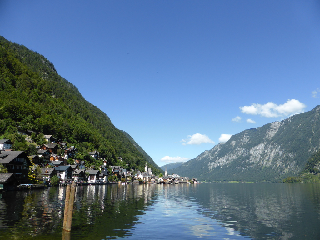 Hallstatt et son lac, Salzkammergut, Autriche, 2016