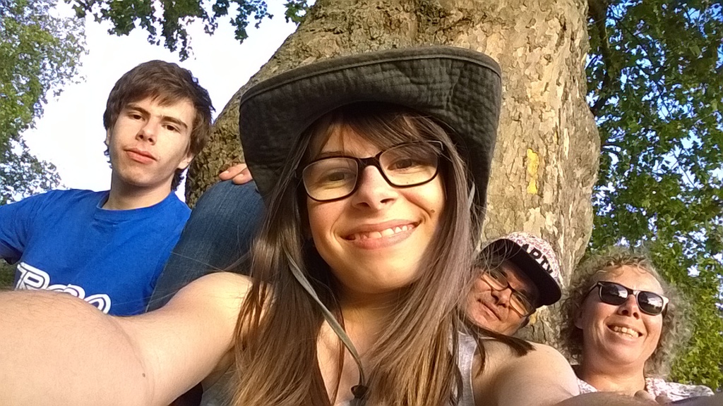 In Hyde park in London