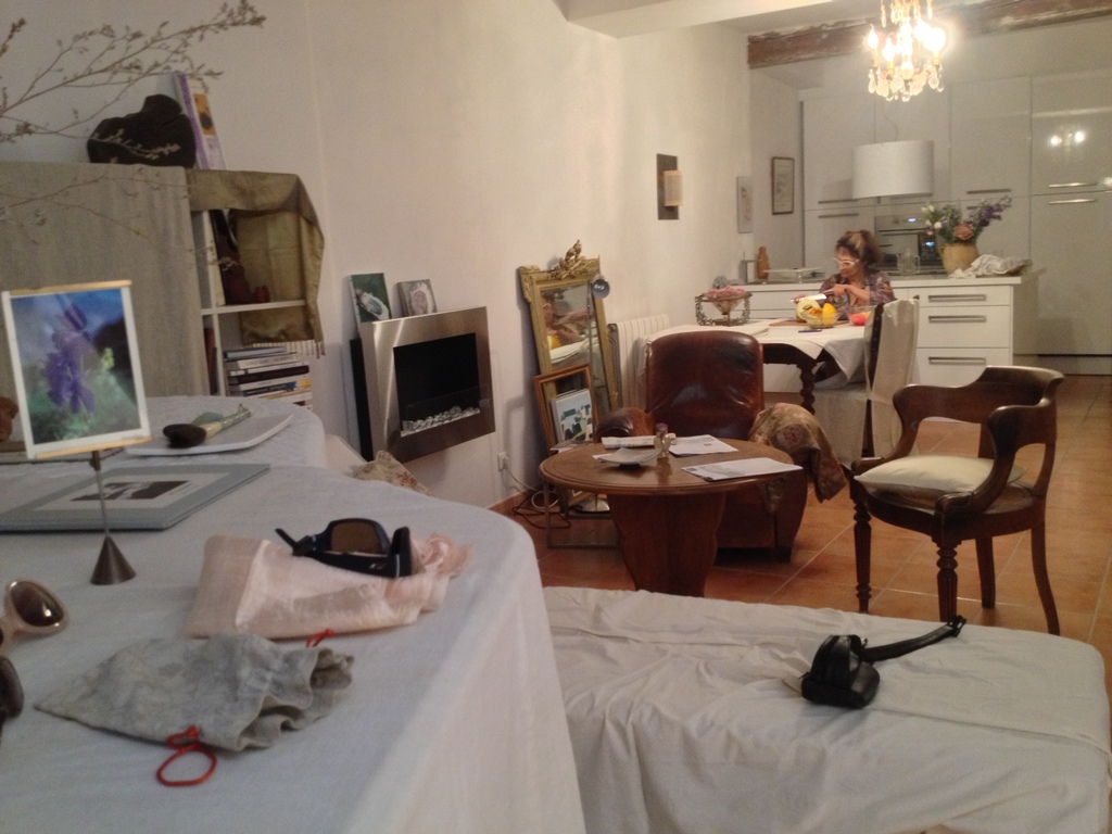 Ground floor - Piano, armchairs, kitchen