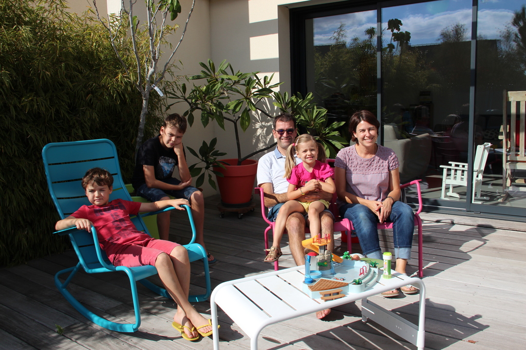 A few years ago on our deck