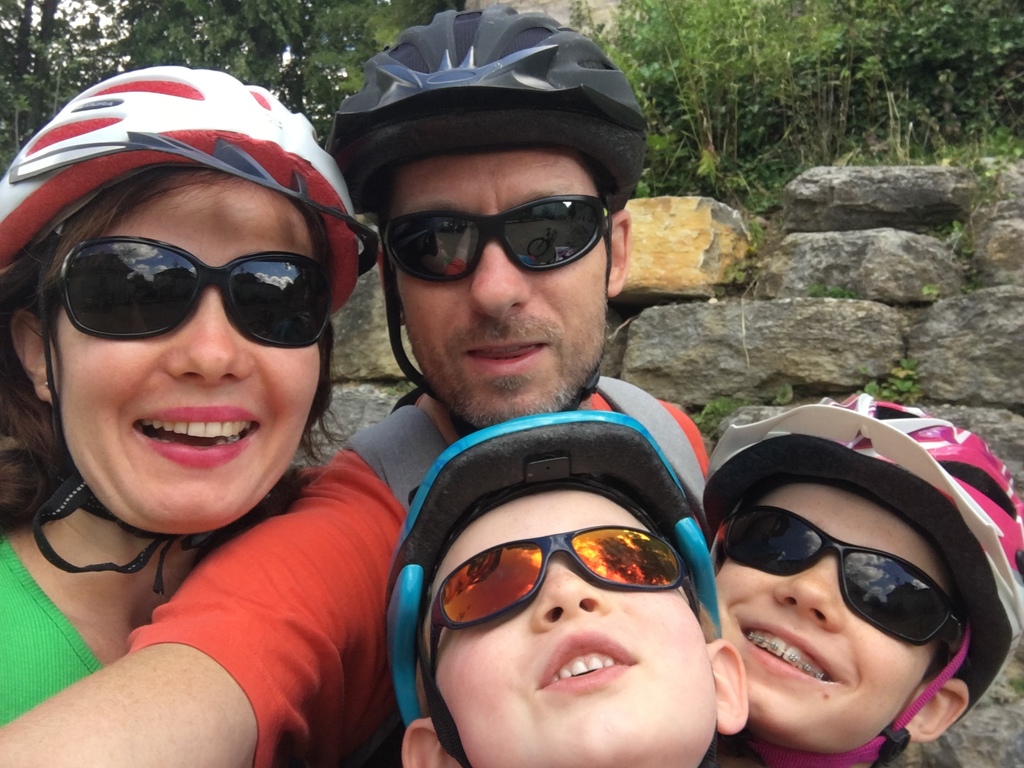 Ready for cycling during our exchange in Fulda, Germany