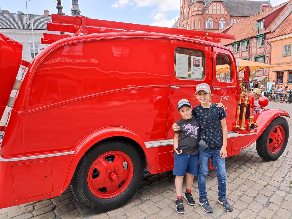 Abel and Malo in Ystad, Sweden, summer 2023