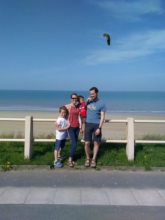 We at the nearest beach (in JULLOUVILLE)