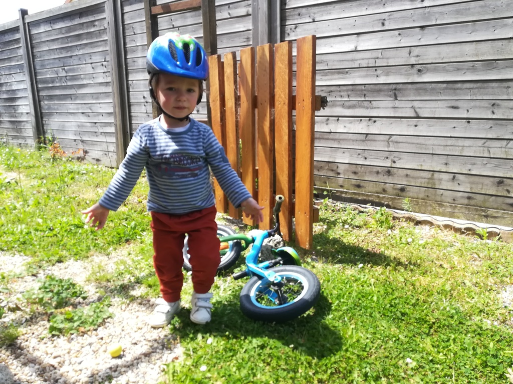 riding our bikes around