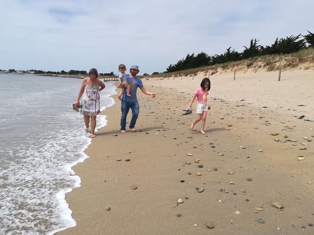 Going for a walk on the seaside