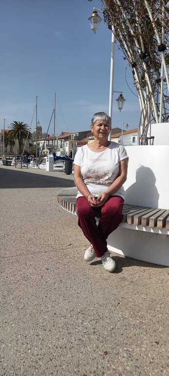 Martine, une amie qui voyage avec moi