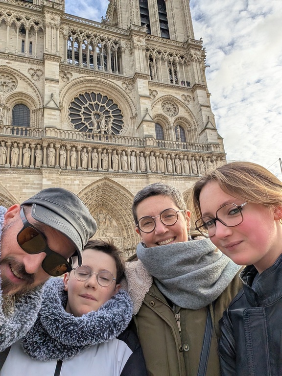 visiting Notre Dame de Paris