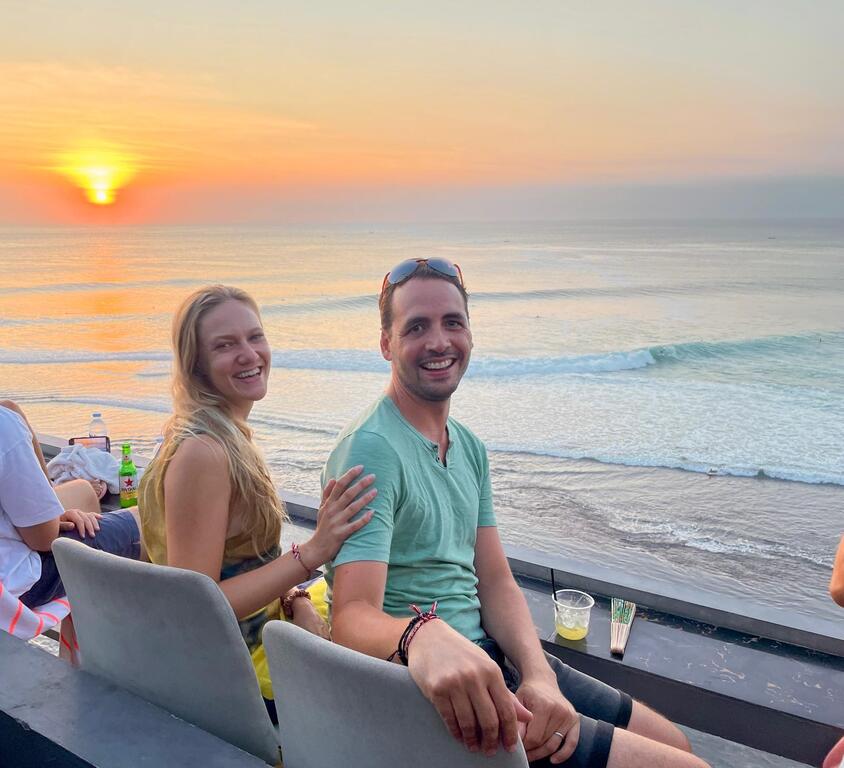 Our son Florian and Ieva 