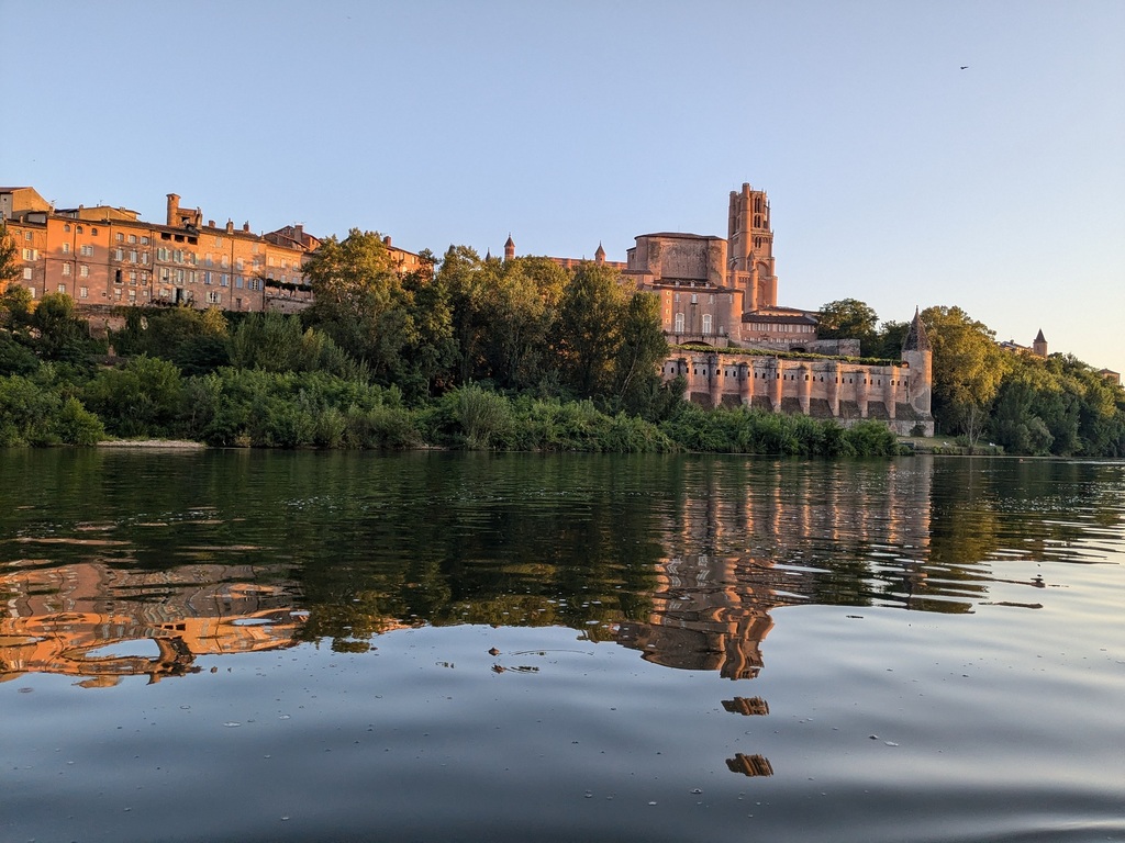 Photo prise depuis notre canoë