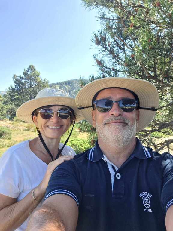 Joëlle et Marc en montagne