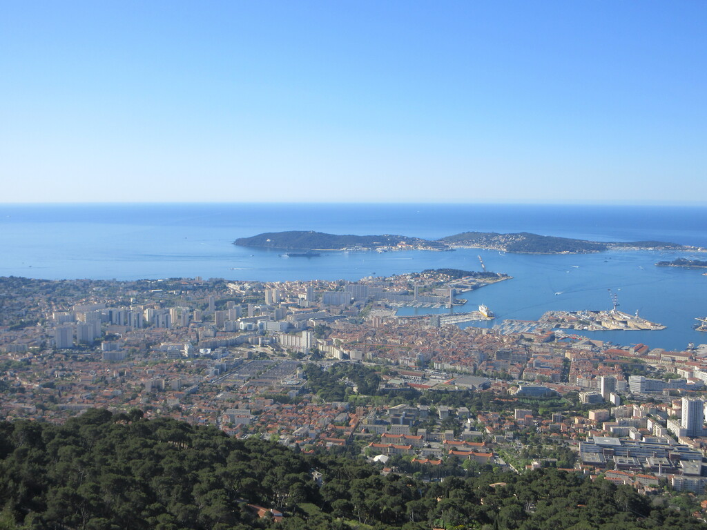 Vue de la rade de Toulon