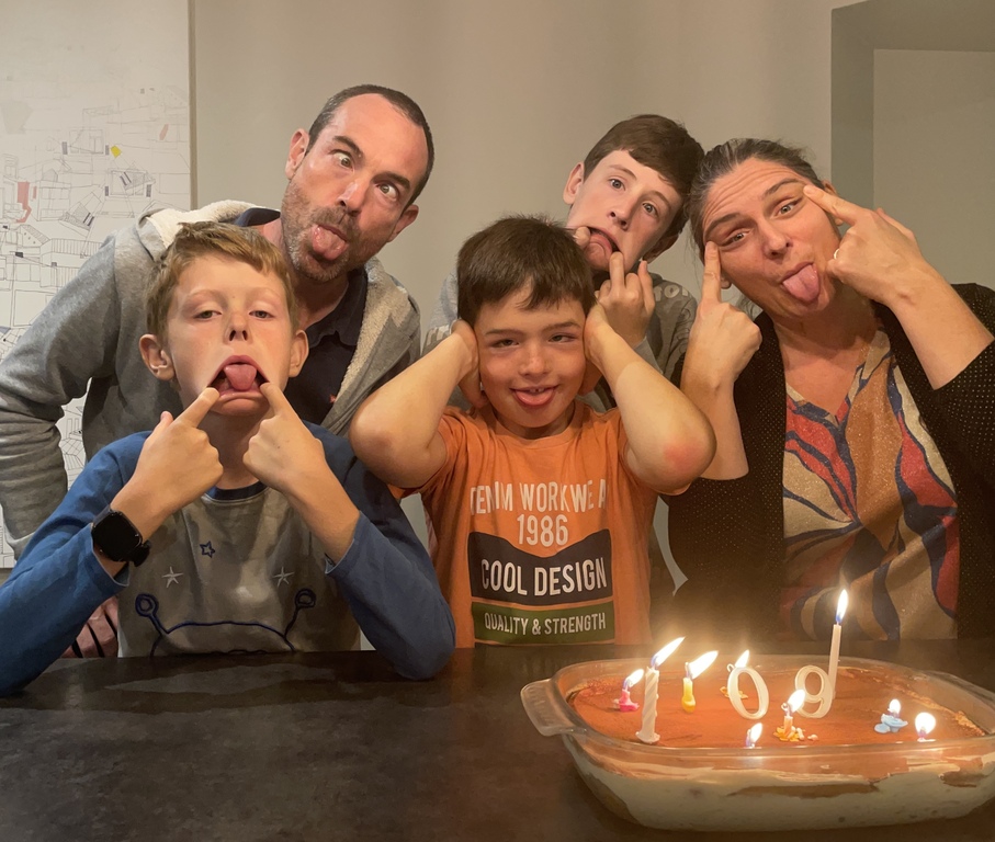Les 9 ans de notre petit dernier 