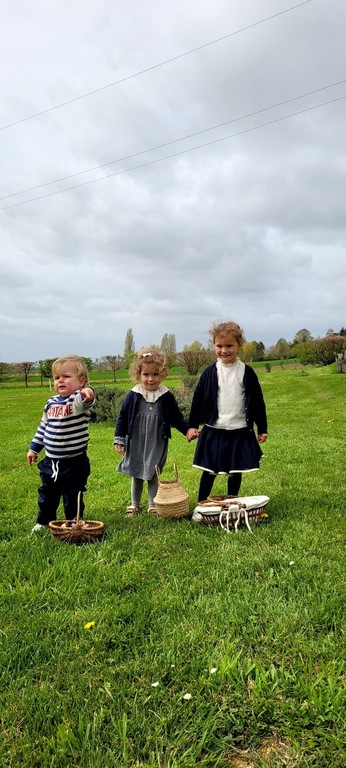 Nos trois petits enfants ainés 