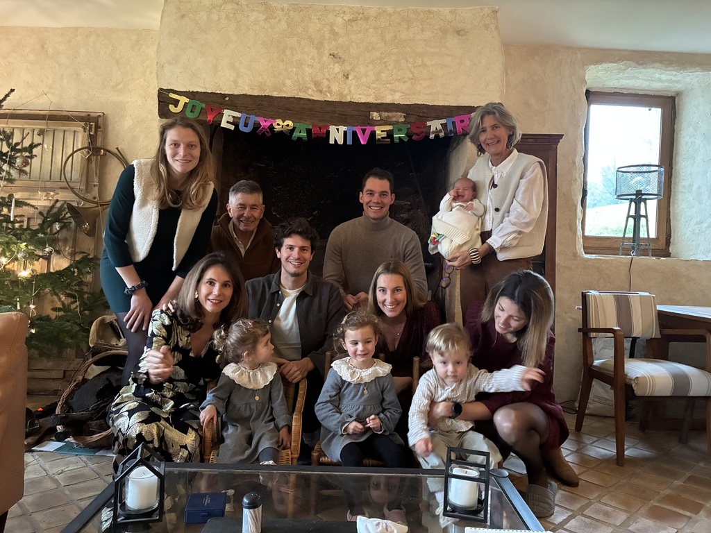 Photo de famille à Noel