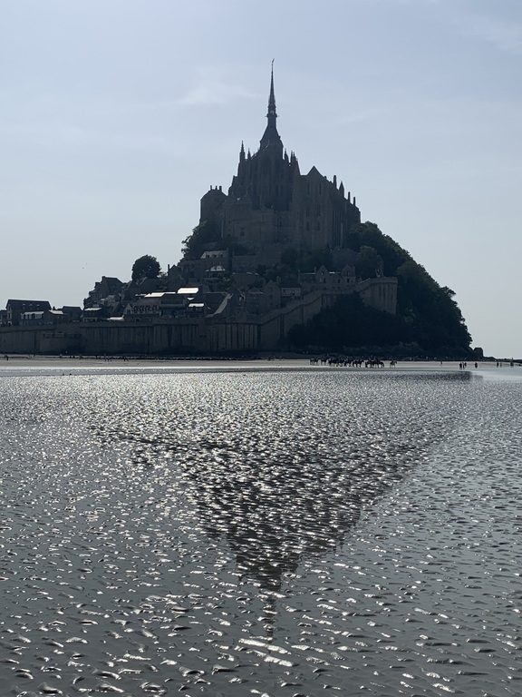 Randonnée au mont saint michel