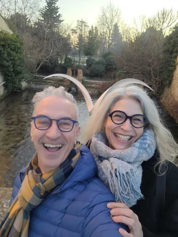 l'ile sur la Sorgues - fontaine