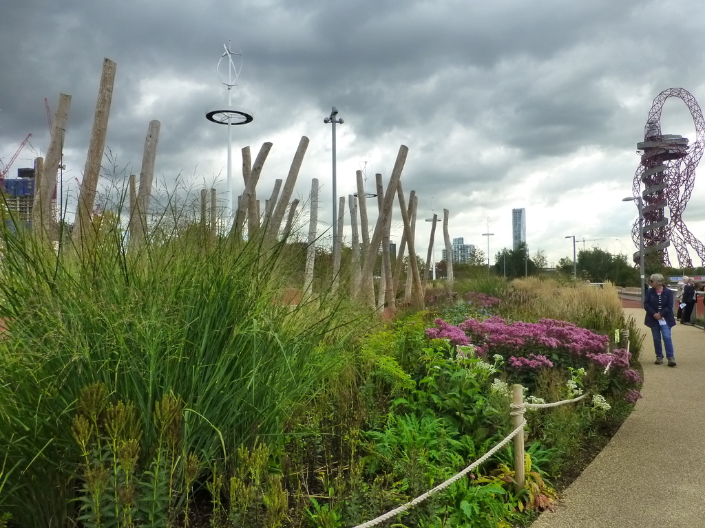 the Olympic Park gardens