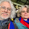 Paul and Claire at Selhurst Park supporting our local team, Crystal Palace.