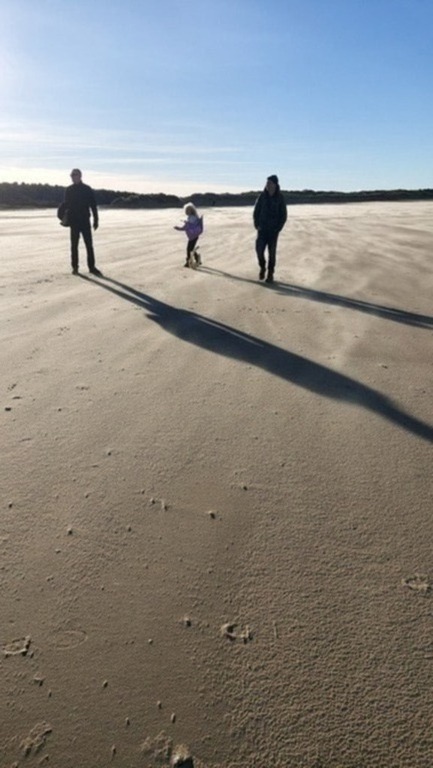 Winter beach, Wells Next the Sea, one of our favourite day trips