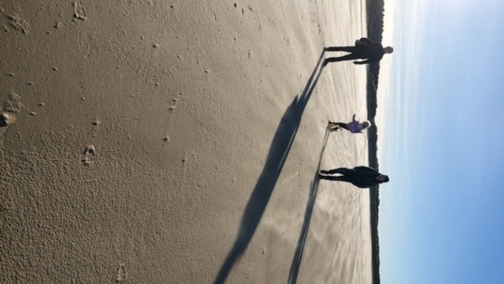 Winter beach, Wells Next the Sea, one of our favourite day trips