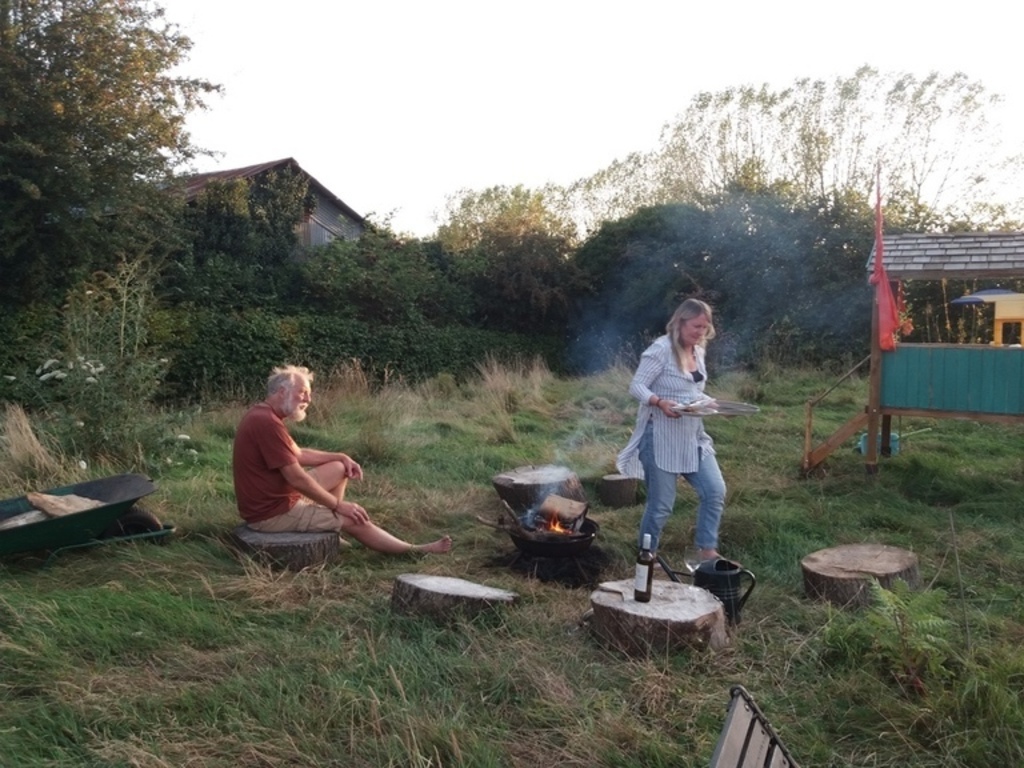 We have a fire pit & plenty of wood