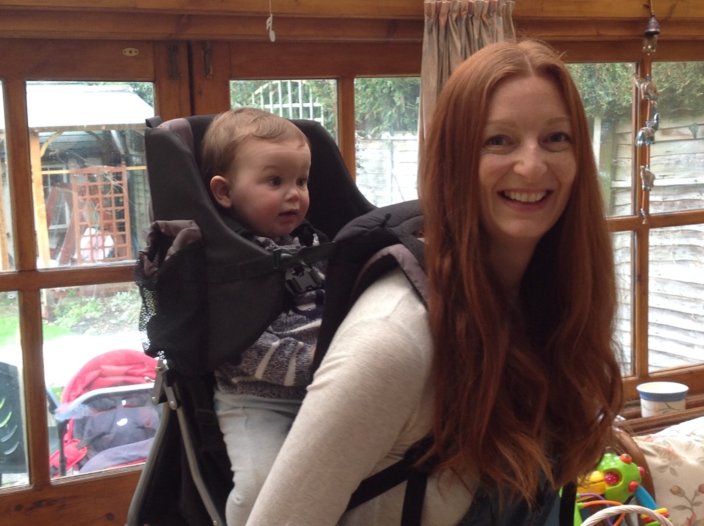 Daughter Rosie, with little Luke David