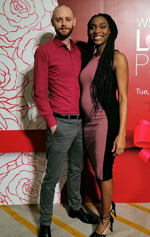 Son Hugh, with wife Rachel