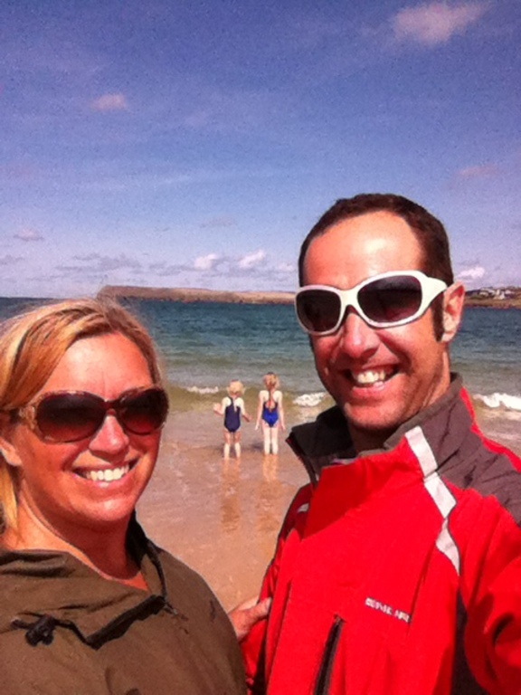 At a beach - less than an hour away