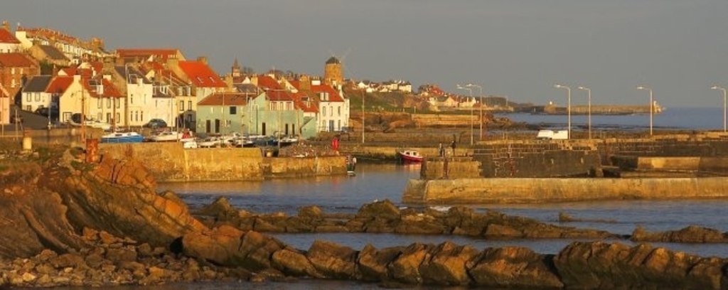 St Monans, one of the fishing villages of Fife (40min)