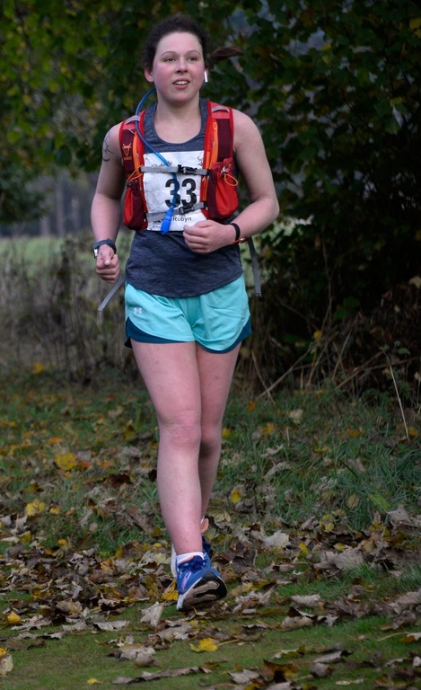 Robyn on her first marathon 