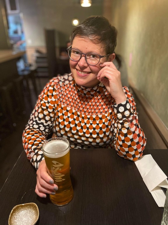 This is me, relaxing after an academic conference in Toronto last year