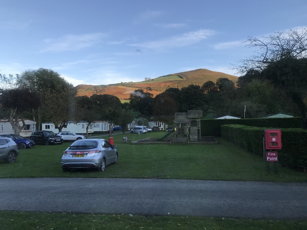 Caravan site playground for children