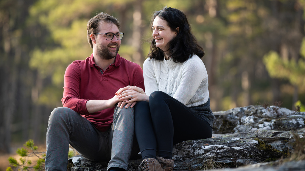 Me and my fiancee, Rebecca