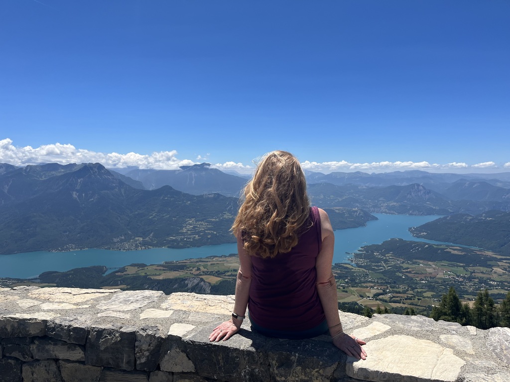 Fabulous view as a reward for a hike to the top of Mont Guillaime